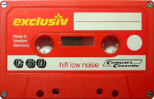 EXCLUSIV-C60-RED-RED_MCiPjH_121006 audio cassette tape
