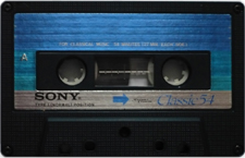 sony_classic_54 audio cassette tape